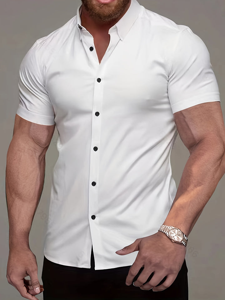 Lucas | Refined Short-Sleeve Button Shirt