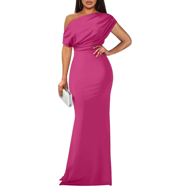 Rose | Elegant Off Shoulder Evening Dress