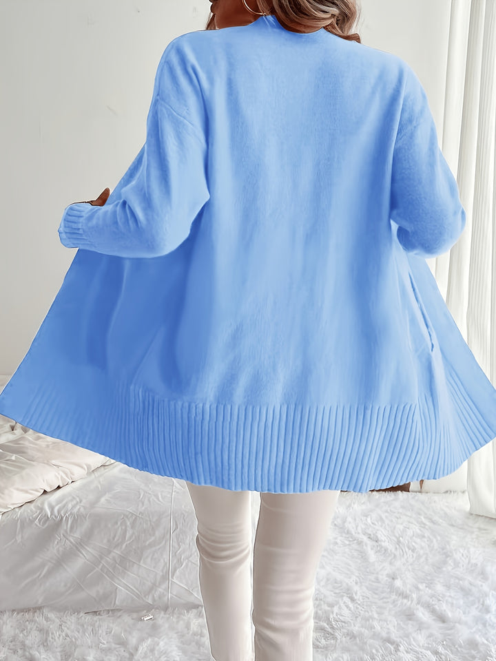 Charlotte | Draped Open-Front Cardigan