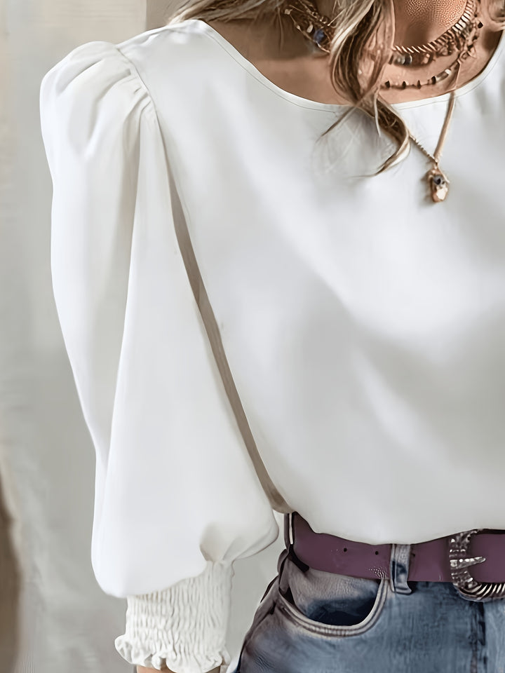 Maren | Refined Puff-Sleeve Blouse