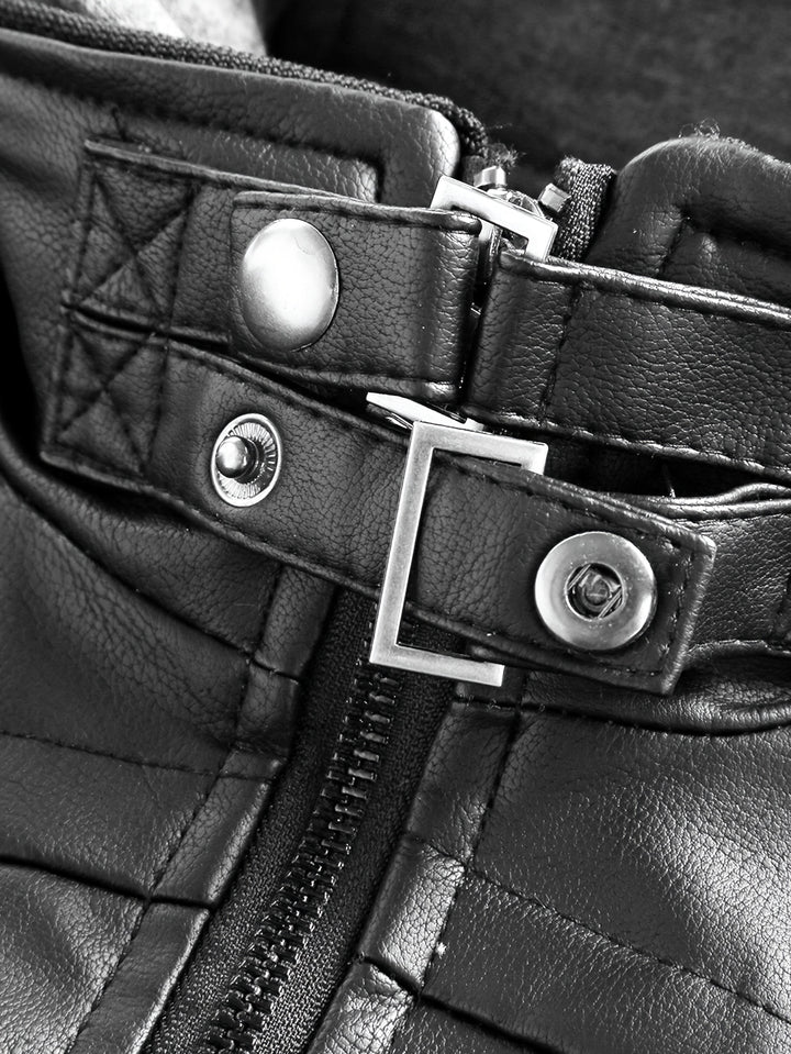 Dorian | Hooded Moto Jacket