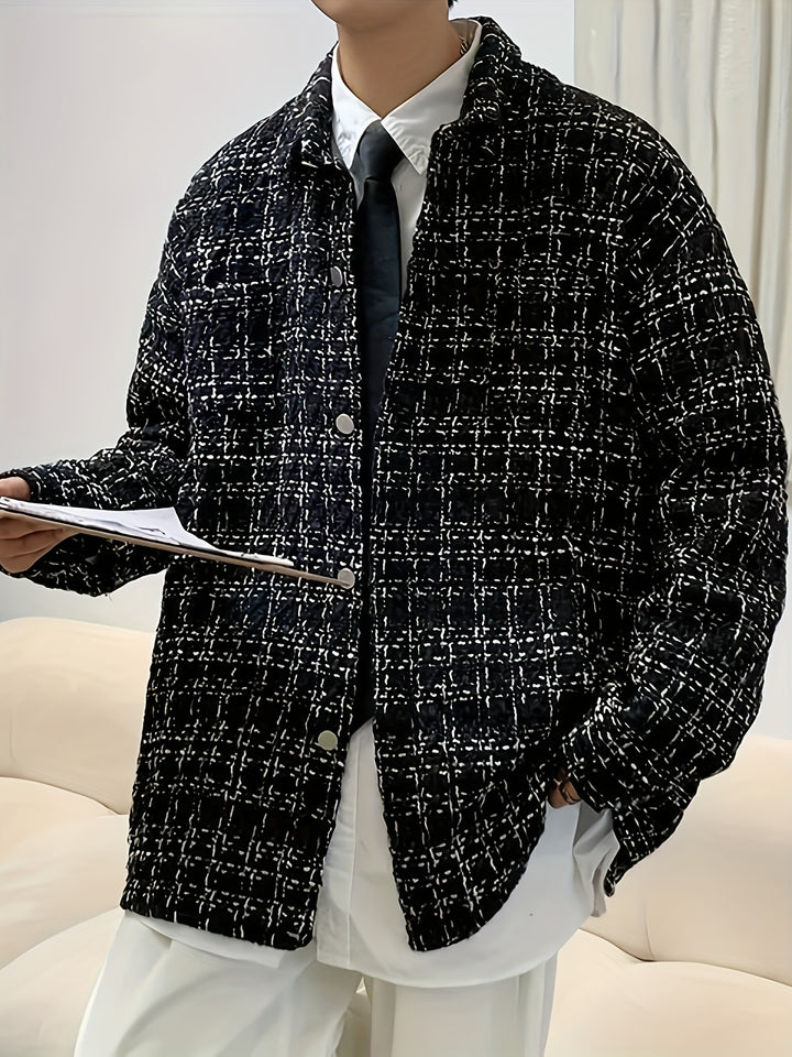 Hugh | Refined Plaid Shirt Jacket