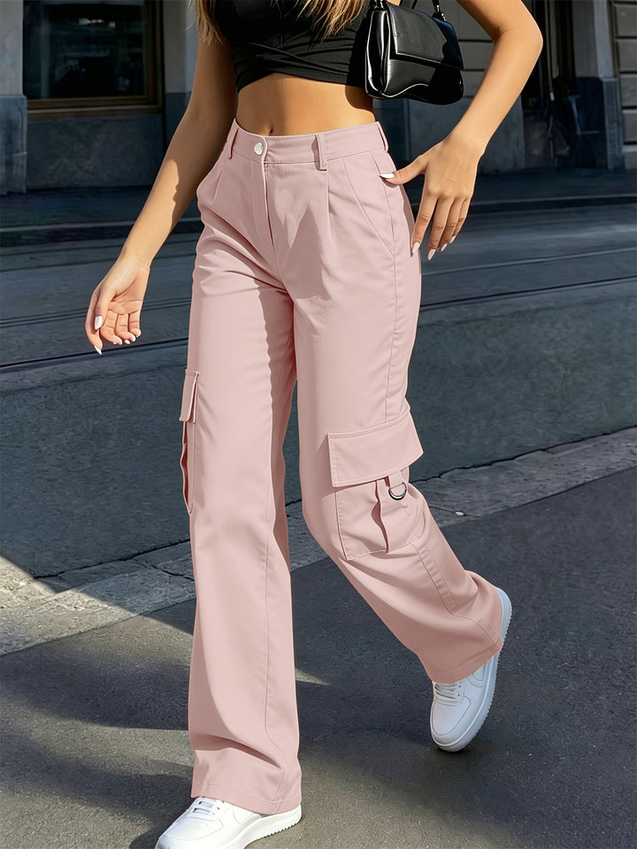 Ingrid | High-Waisted Cargo Trousers
