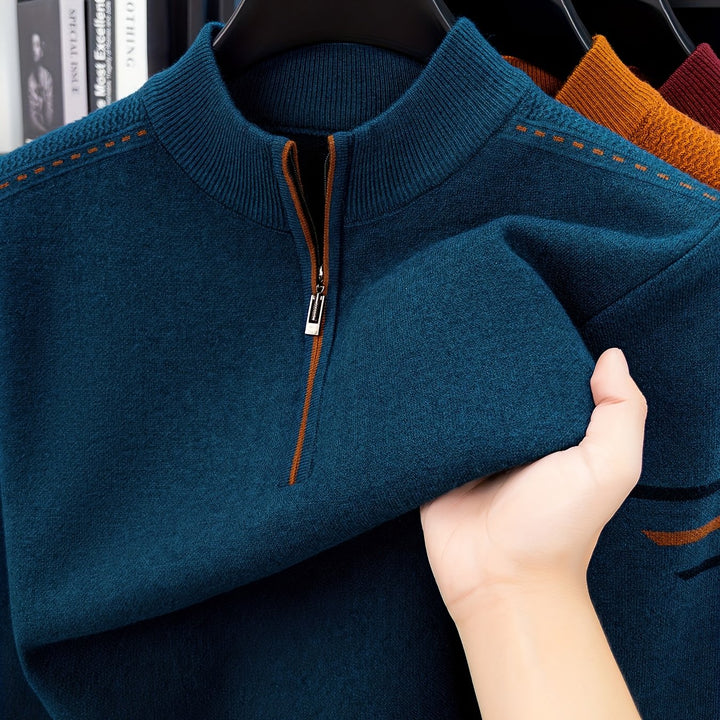Emory | Quarter-Zip Knit Sweater