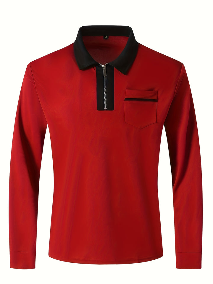 Fletcher | Refined Zip-Collar Polo Shirt