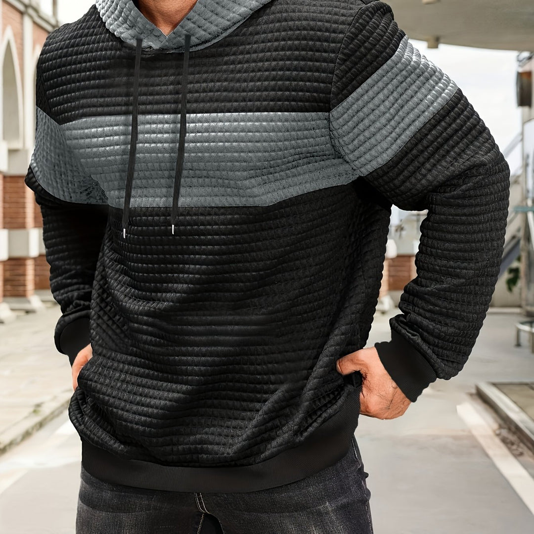 Braxton | Textured Pullover Hoodie