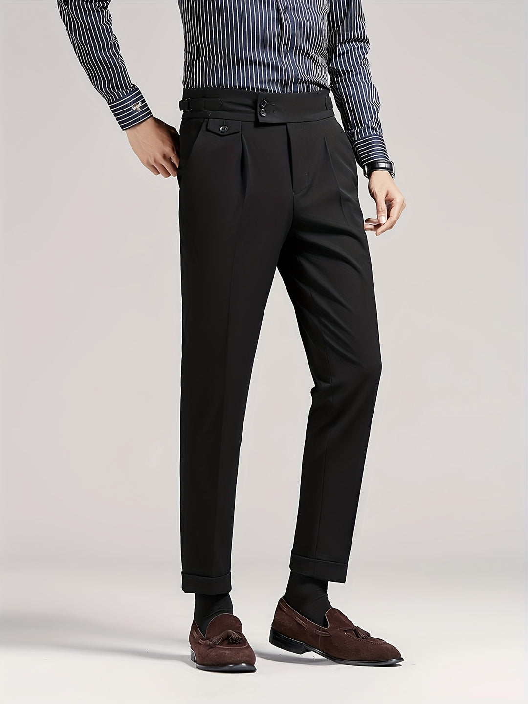 Ellis | Tailored Single-Pleat Trousers