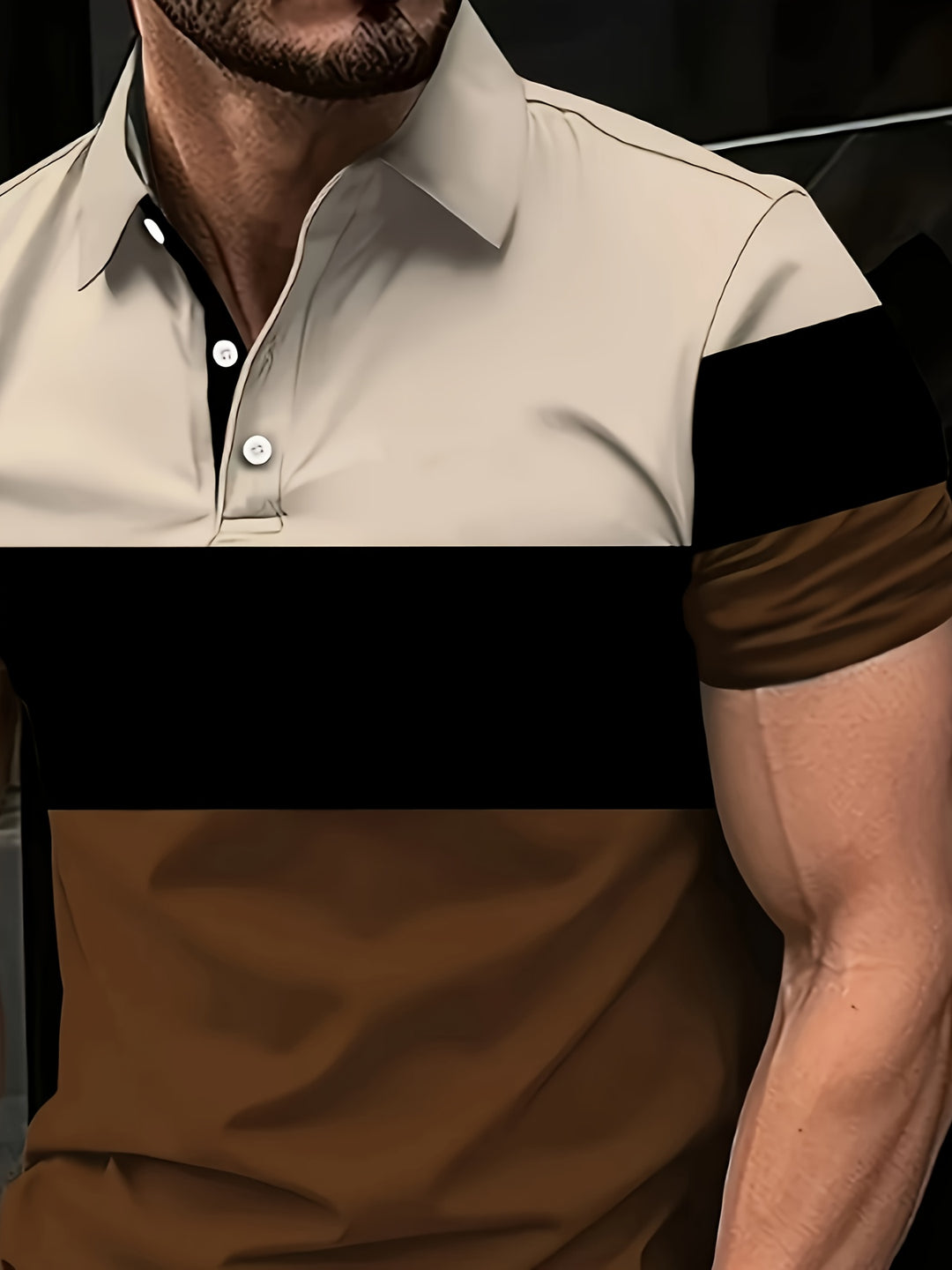 Theodore | Color-Block Short Sleeve Polo
