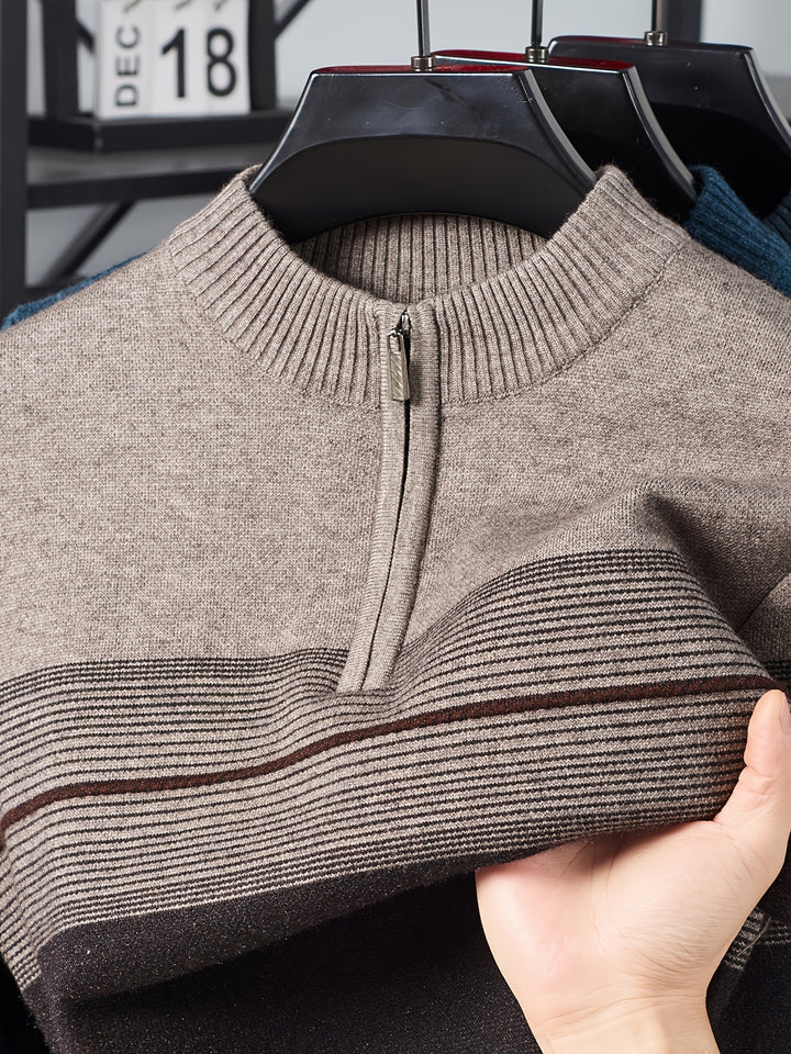 Gerard | Refined Zip-Neck Sweater