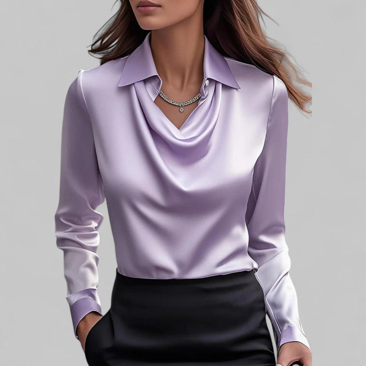 Claire | Elegant Satin Blouse
