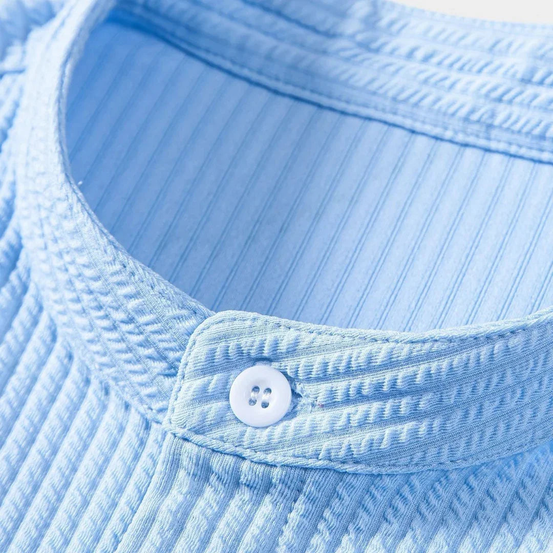 Simon | Elegant Stand Collar Shirt
