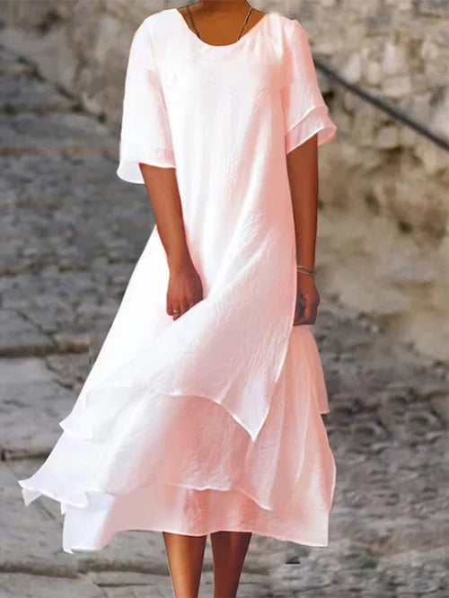 Senna | Elegant Double Layer Dress