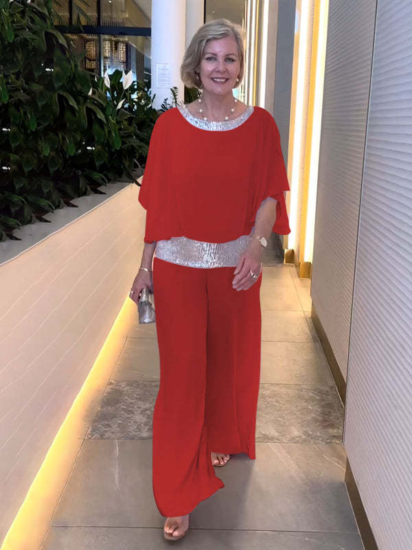 Quinn | Elegant Wide Sleeve Two Piece Set