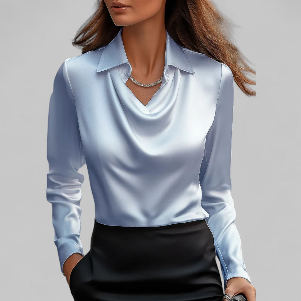 Claire | Elegant Satin Blouse