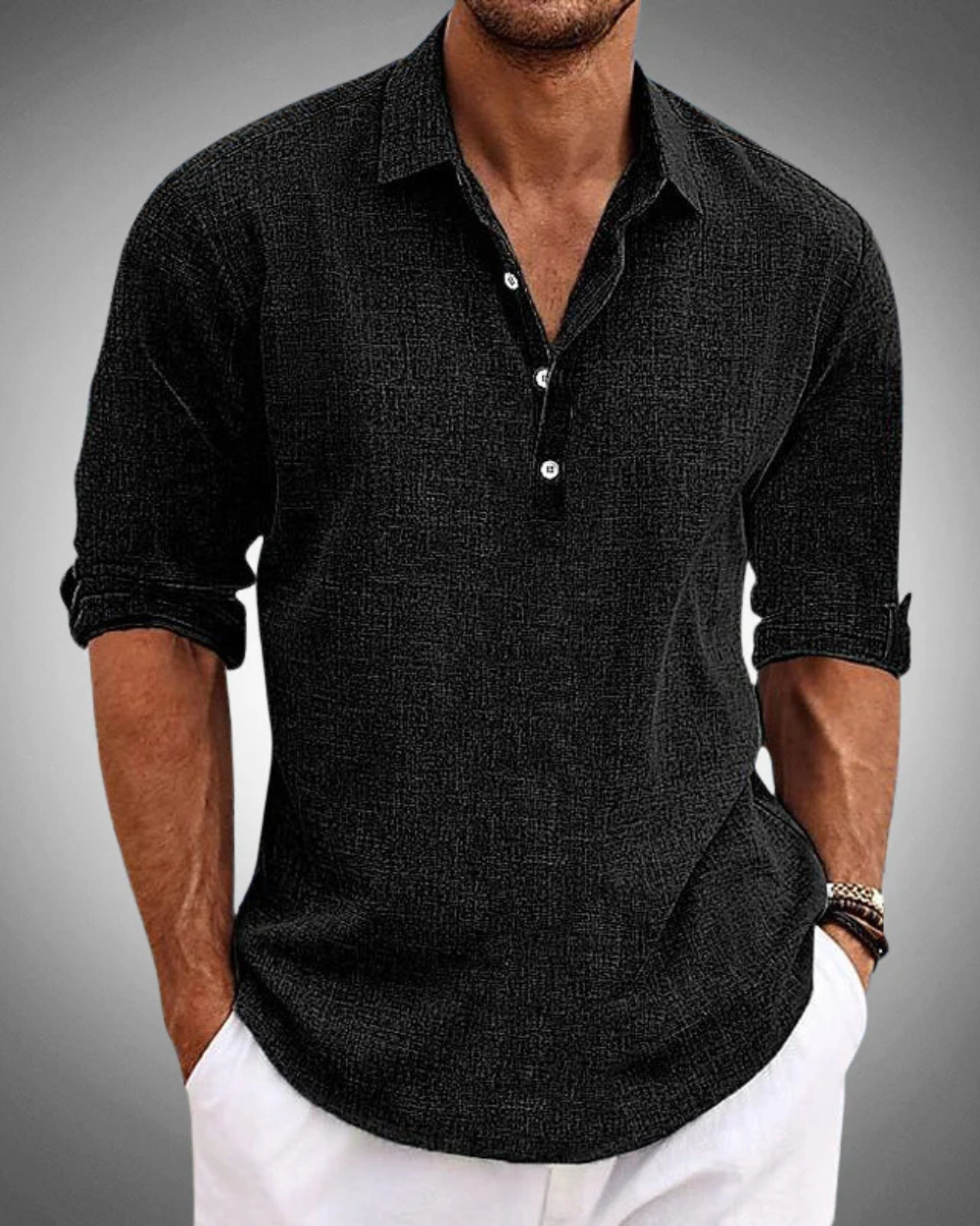 Michael | Classic Button Front Shirt