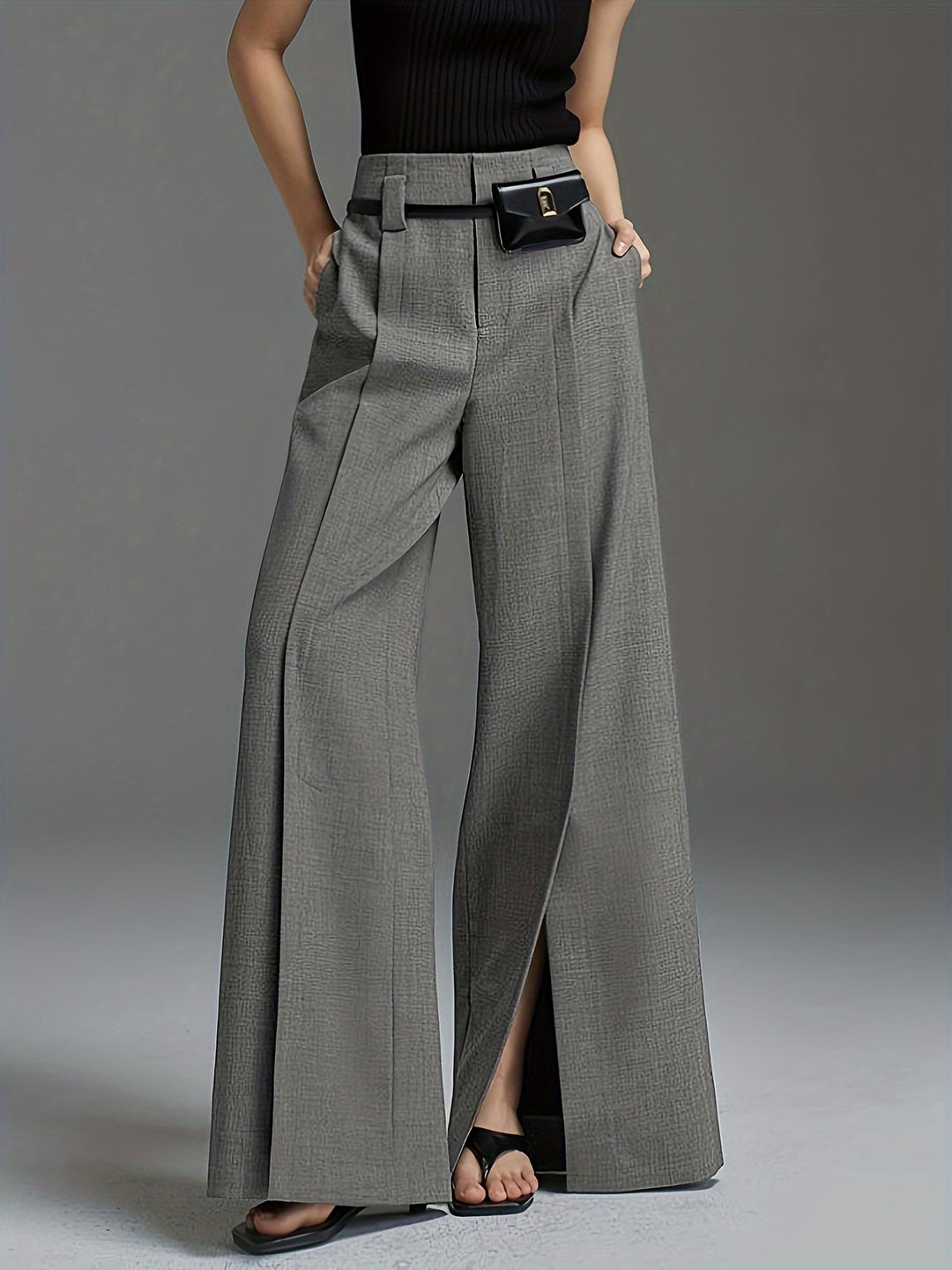 Leona | Wide-Leg Tailored Trousers