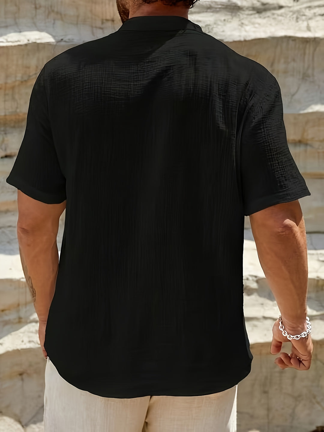 Adrian | Relaxed Henley Shirt