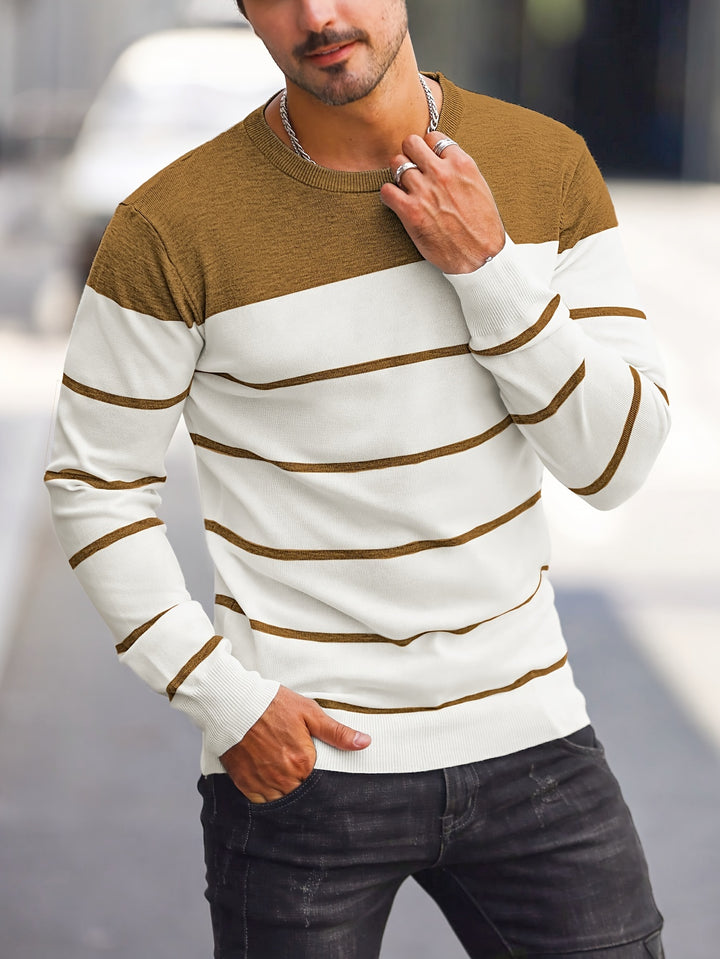 Bennington | Classic Striped Crew Neck Sweater