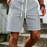 Reid | Striped Casual Shorts