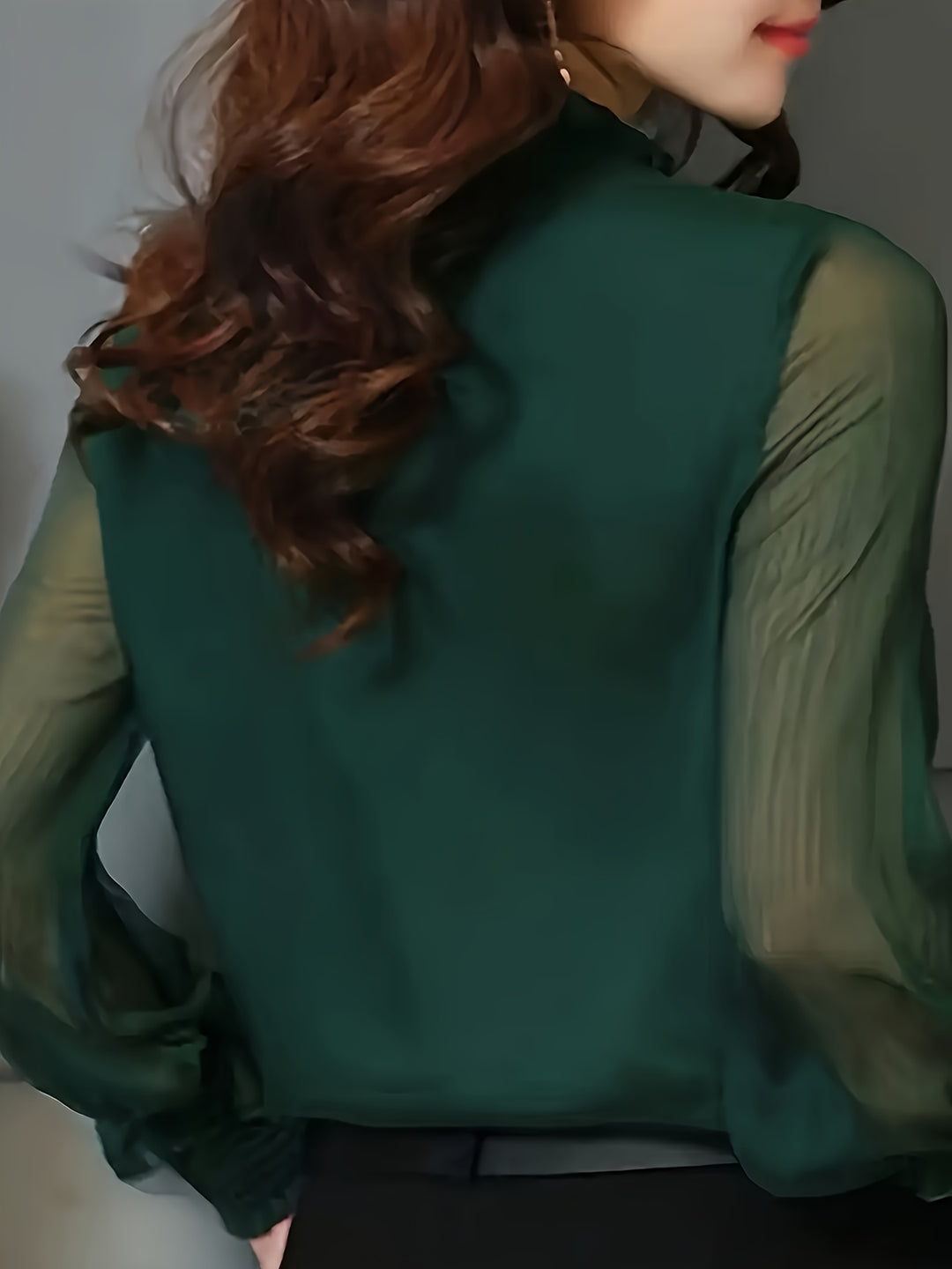 Bernadette | Elegant Stand-Collar Blouse