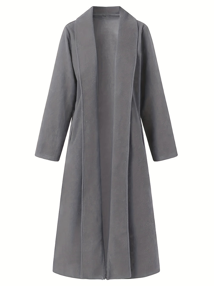 Tabitha | Floor-Length Draped Coat