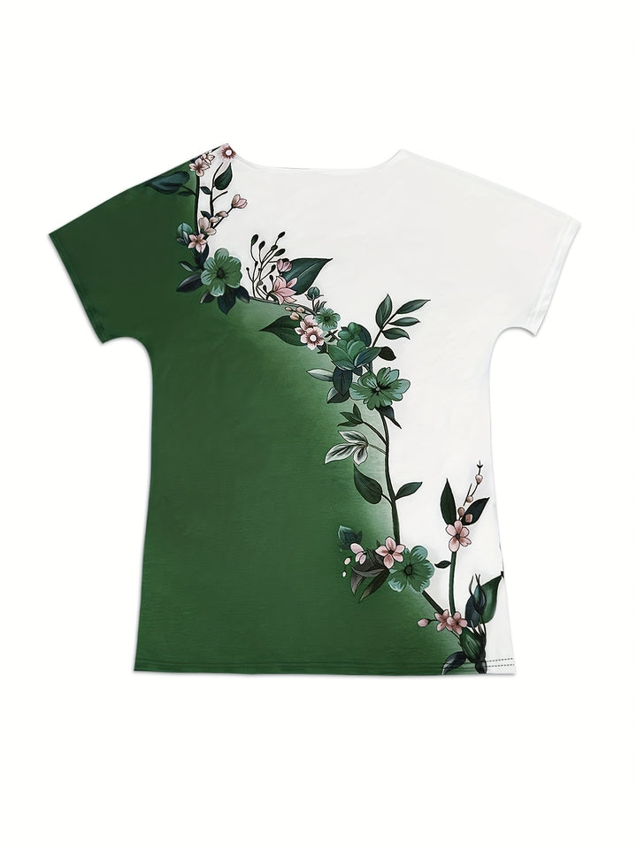 Meredith | Floral Gradient Top