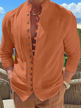 Grant | Relaxed Stand-Collar Shirt