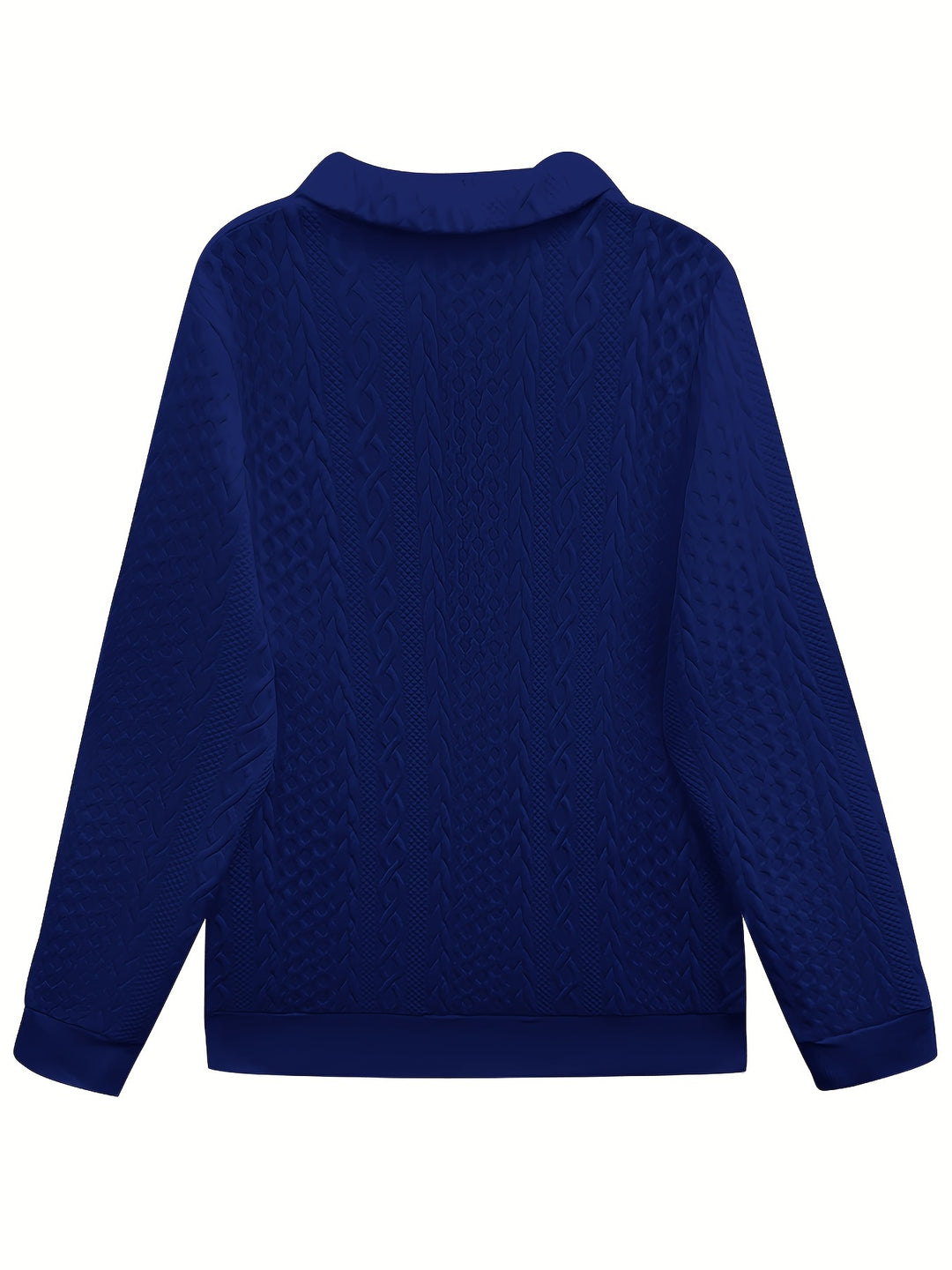 Sadie | Textured Half-Zip Sweatshirt