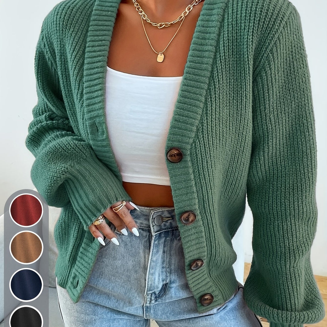 Winifred | Relaxed Button-Front Cardigan