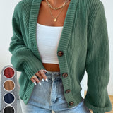 Winifred | Relaxed Button-Front Cardigan