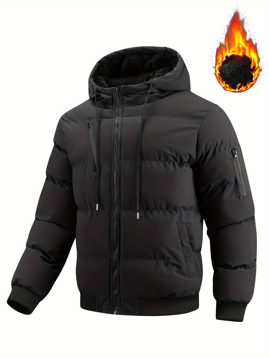 Brooks | Insulated Hooded Puffer Jacket