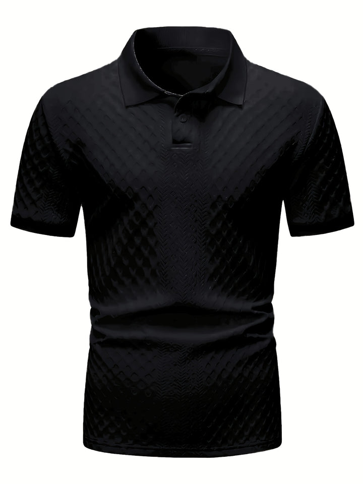 Sawyer | Textured Knit Polo Shirt