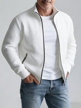 Griffin | Textured Zip-Up Jacket