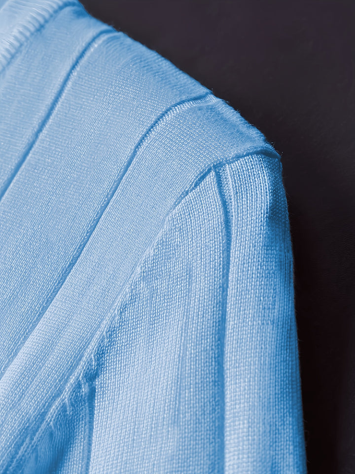 Landon | Ribbed Short-Sleeve Top