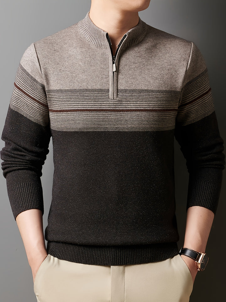 Gerard | Refined Zip-Neck Sweater