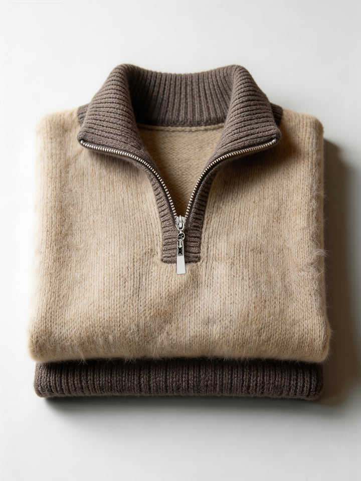 Giselle | Relaxed Half-Zip Sweater