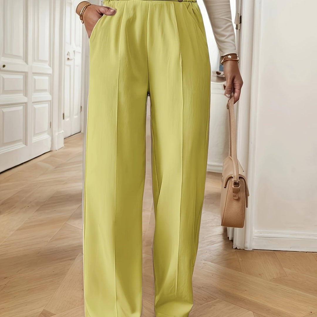 Nadine | Tailored Straight-Leg Trousers