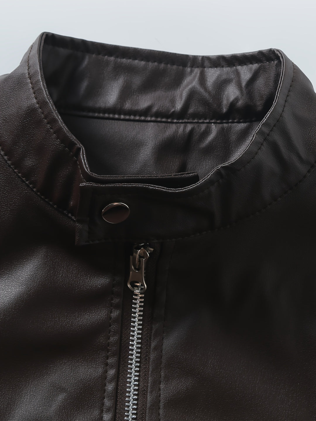 Dominic | Classic Stand-Collar Moto Jacket