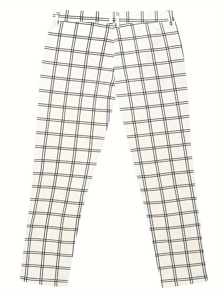 Percy | Refined Checked Trousers