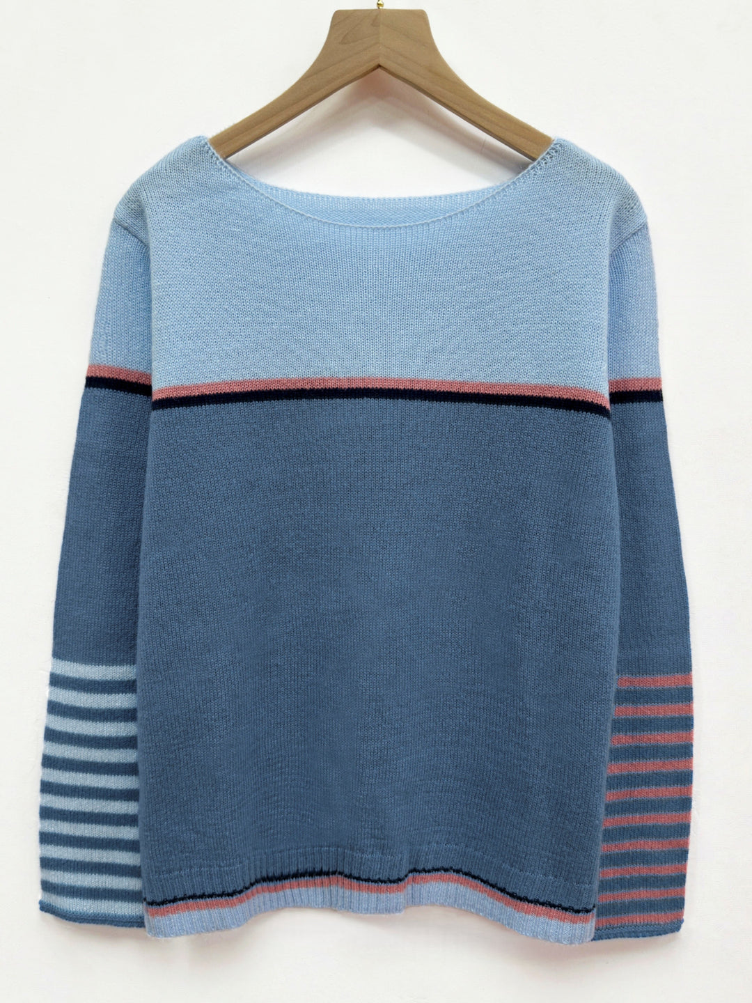 Sabine | Boat-Neck Color-Block Sweater