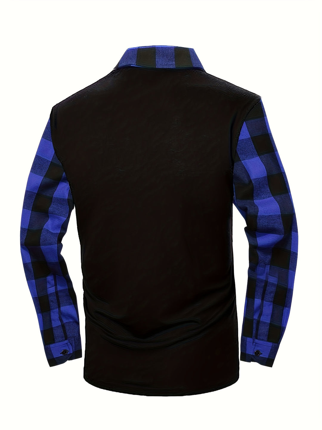 Donovan | Half-Zip Plaid-Sleeve Casual Shirt