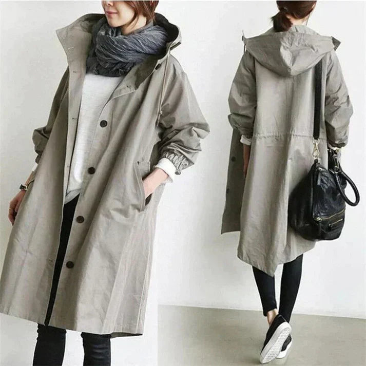 Anna | Hooded Trench Coat