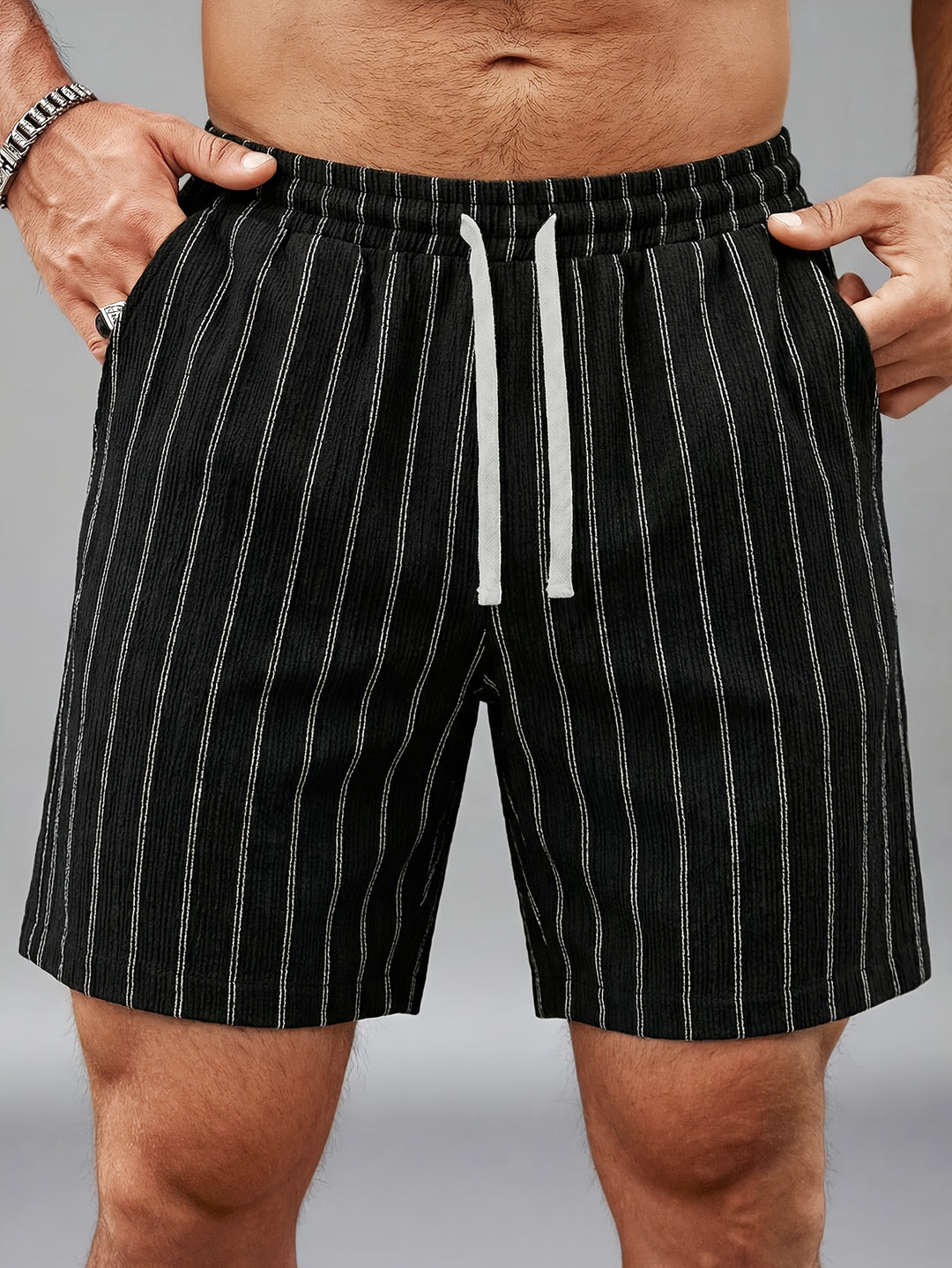 Owen | Striped Drawstring Shorts
