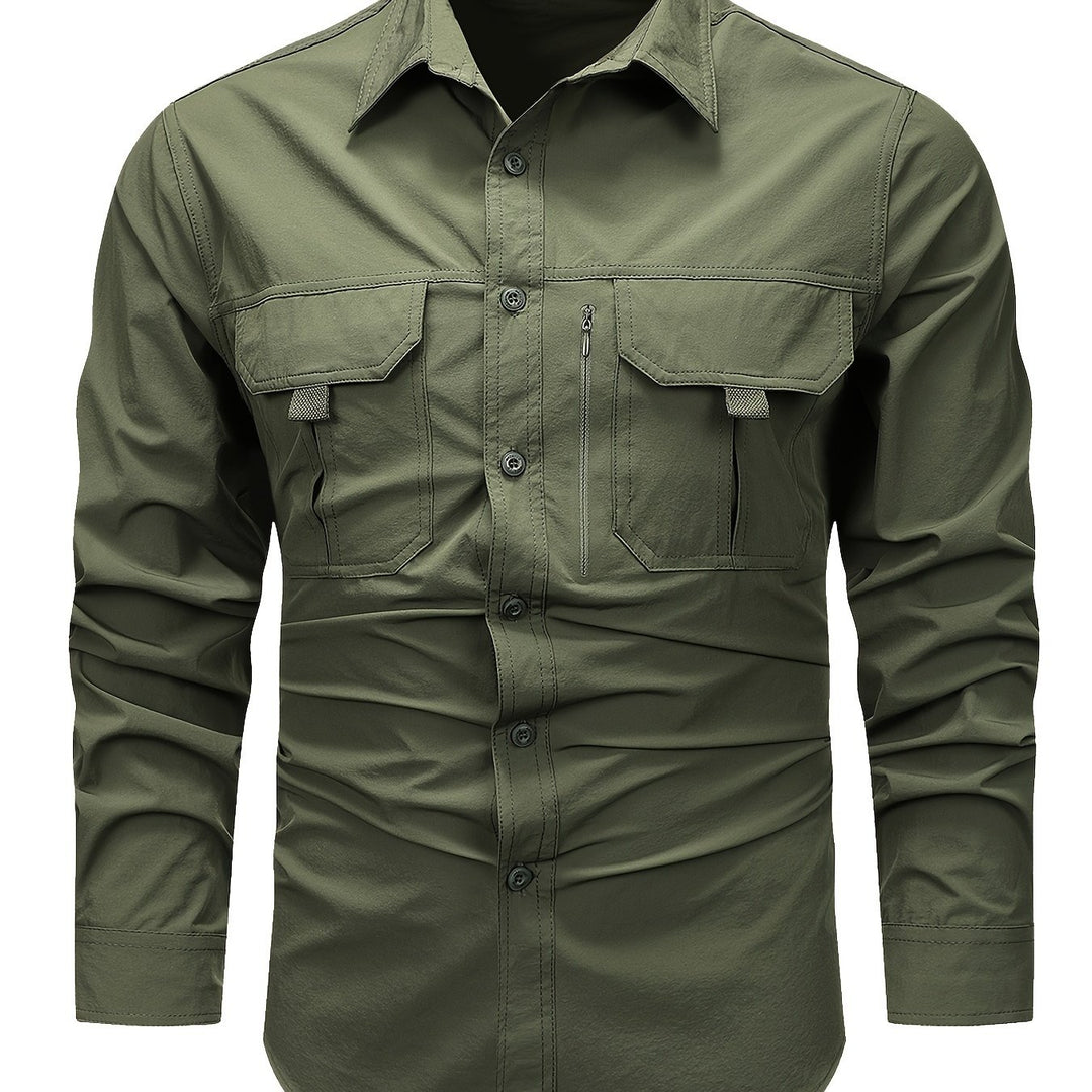 Damon | Rugged Multi-Pocket Utility Shirt