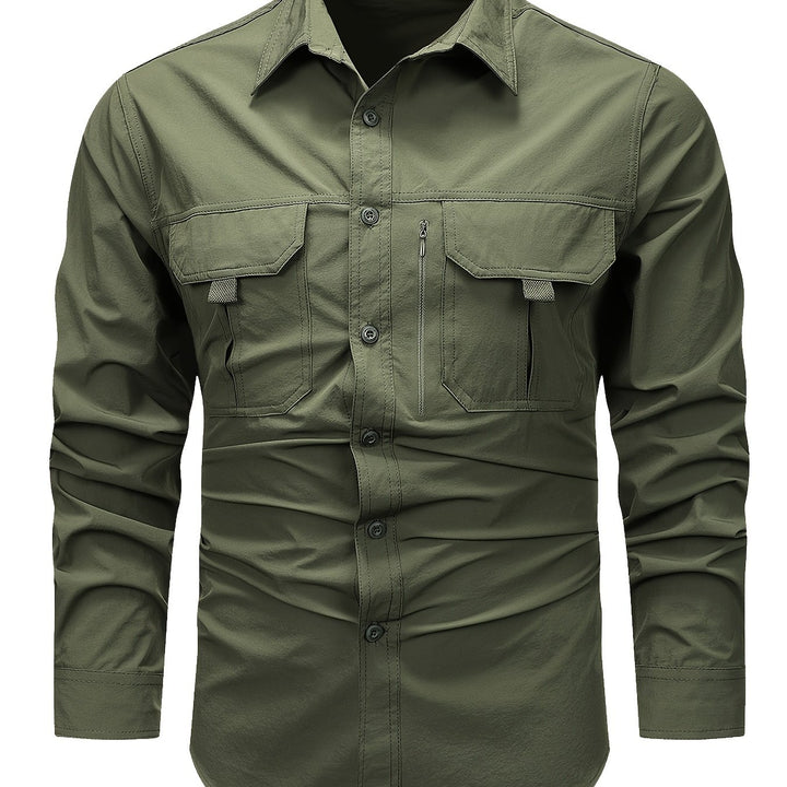 Damon | Rugged Multi-Pocket Utility Shirt