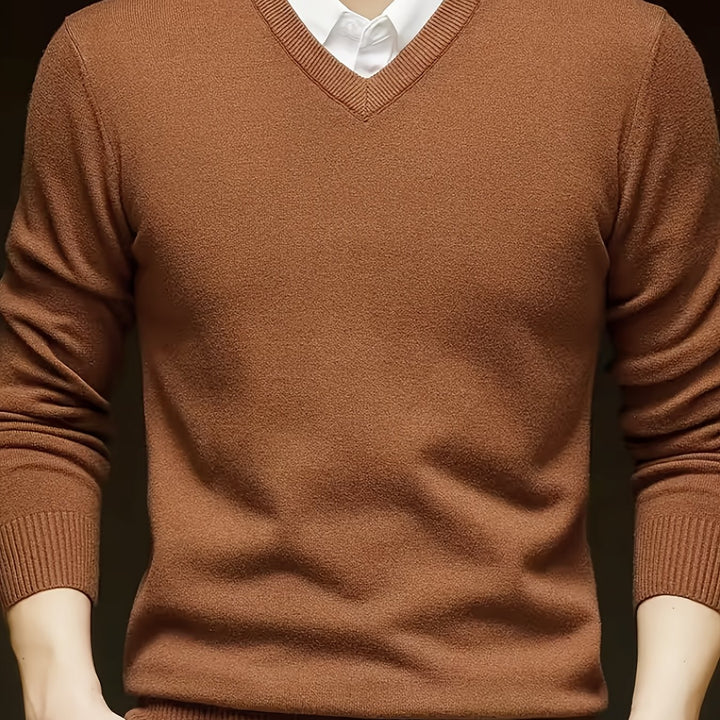 Vincent | Refined V-Neck Sweater
