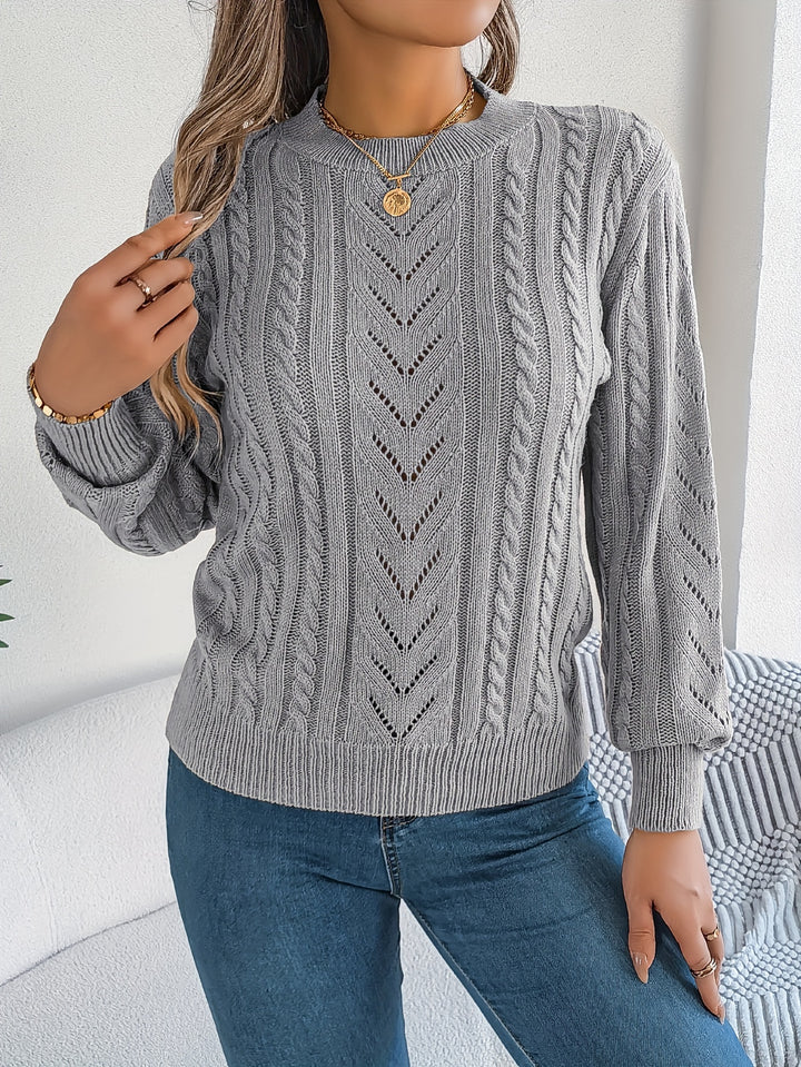 Marissa | Textured Cable-Knit Sweater