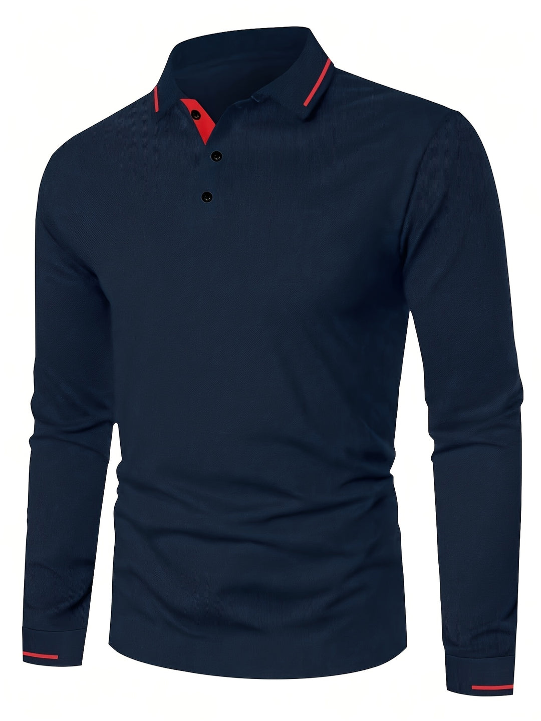 Emerson | Refined Long-Sleeve Polo Shirt