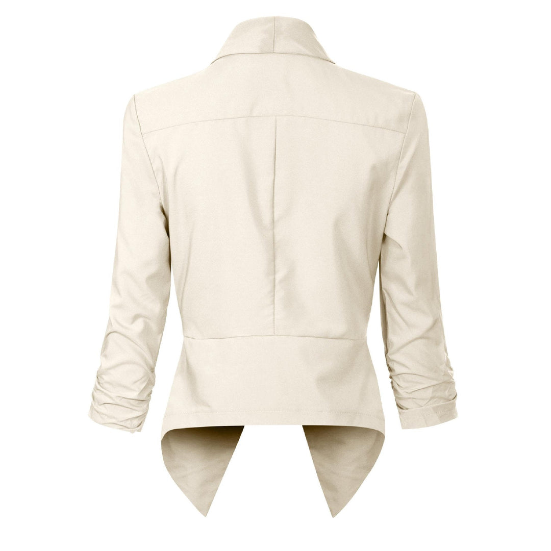 Gabrielle | Open-Front Draped Blazer