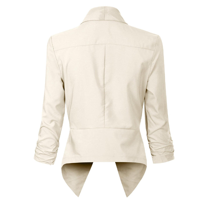 Gabrielle | Open-Front Draped Blazer